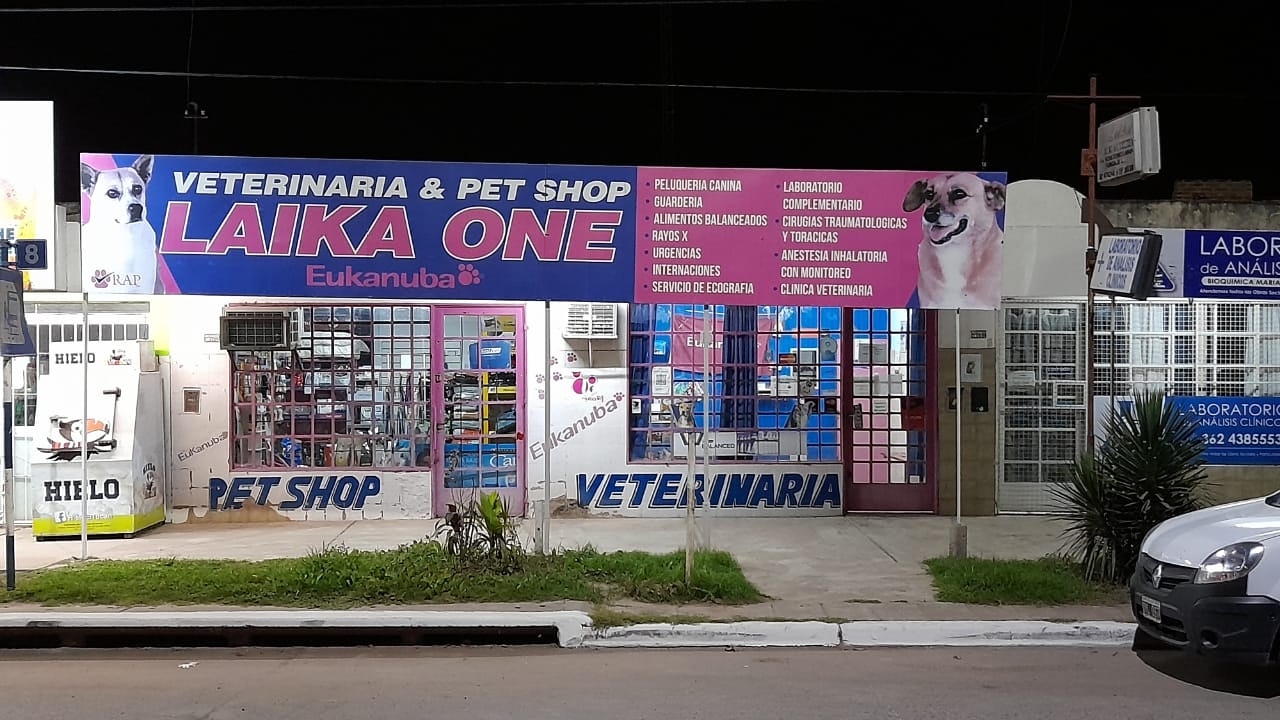 Fachada y recepción de Veterinaria Laika en Resistencia Chaco